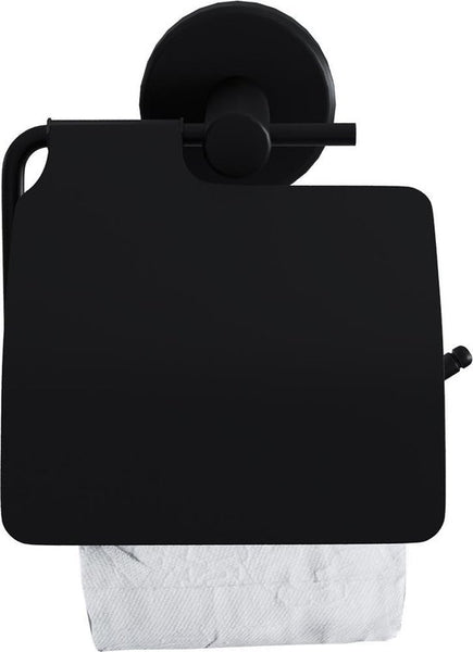 4bathroomz® Oslo toiletrolhouder met klep - WC rolhouder