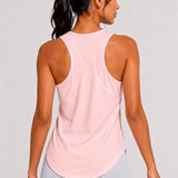 SparkNine Easefit top - sporttop - atletische tanktop - S - roze - mouwloos - luchtig & ademend - sneldrogend