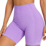 SparkNine Sculptfit sport short fitness - dames - M - paars - hoge taille & buttlift - shapend - hoog elastisch naadloos - ademend