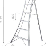 Niwaki Driepoot Tuinladder 180 cm Snoeiladder Tripod Ladder - Plukladder