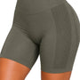SparkNine Sculptfit sport short fitness - dames - L - groen - hoge taille & buttlift - shapend - hoog elastisch naadloos - ademend