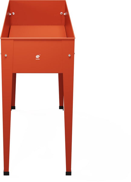 Herstera Garden® Urban Hoge Plantenbak Staal - 100x40x84cm - Rood