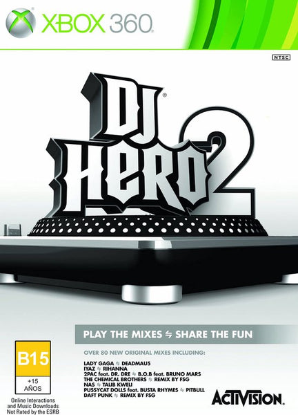 Activision Dj Hero 2: Bundle, Xbox 360