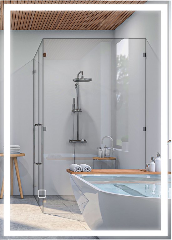 4goodz Badkamerspiegel LED - anticondens met Touch bediening