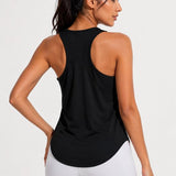 SparkNine Easefit top - sporttop - atletische tanktop - S - zwart - mouwloos - luchtig & ademend - sneldrogend