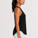 SparkNine Easefit top - sporttop - atletische tanktop - M - zwart - mouwloos - luchtig & ademend - sneldrogend