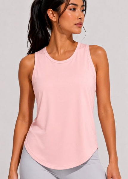SparkNine Easefit top - sporttop - atletische tanktop - S - roze - mouwloos - luchtig & ademend - sneldrogend