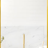 Badkamerspiegel - Goud - 71 x 50 cm - Wandspiegel - Rechthoekige Spiegel met Frame van Aluminiumlegering - Spiegel voor Slaapkamer, Woonkamer en Badkamer