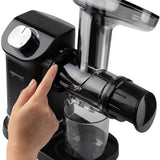 Safecourt Kitchen Slowjuicer - Juicer - Groenten en Fruitpers - BPA-vrij - 700ml - Zwart