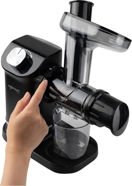 Safecourt Kitchen Slowjuicer - Juicer - Groenten en Fruitpers - BPA-vrij - 700ml - Zwart
