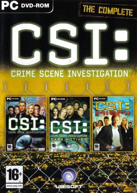 CSI Triple Pack - CSI 1 & CSI 2  Dark Motives & CSI Miami