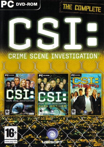 CSI Triple Pack - CSI 1 & CSI 2  Dark Motives & CSI Miami