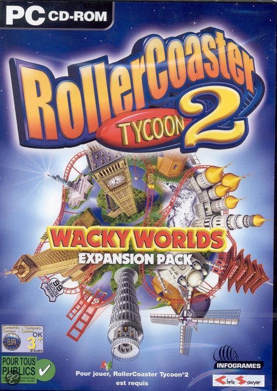 RollerC Tycoon 2 add - Wacky Worlds -PC