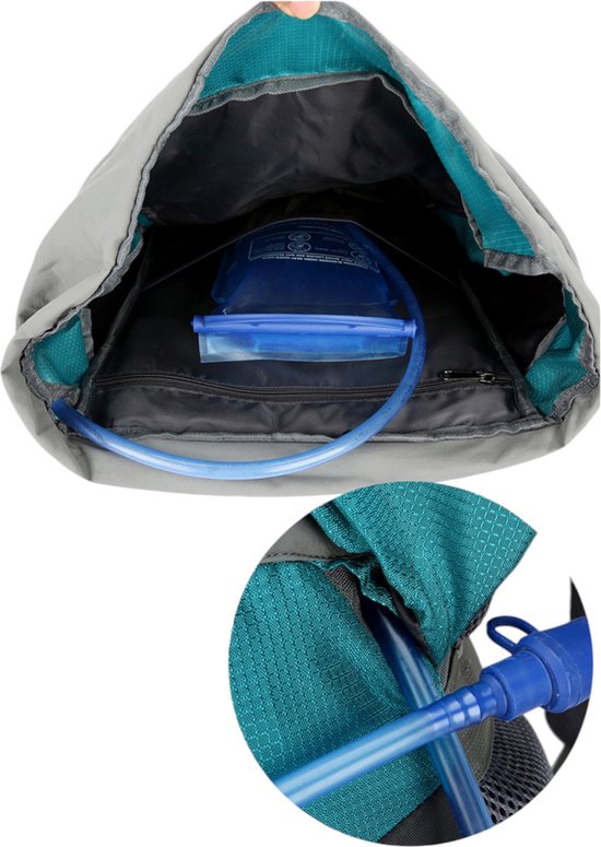 Backpack - Blauw - 79 x 33 x 23 cm - Backpack Organizer - Met Waterzak - Backpack 75 Liter - Backpack Heren - Backpack Vrouwen - Back Pack Heren - Back Pack Vrouwen - Flightbag