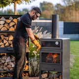 CookKing Tuinhaard Vento - Hoge Kwaliteit Staal - Handgemaakt in Europa - Tuinhaard
