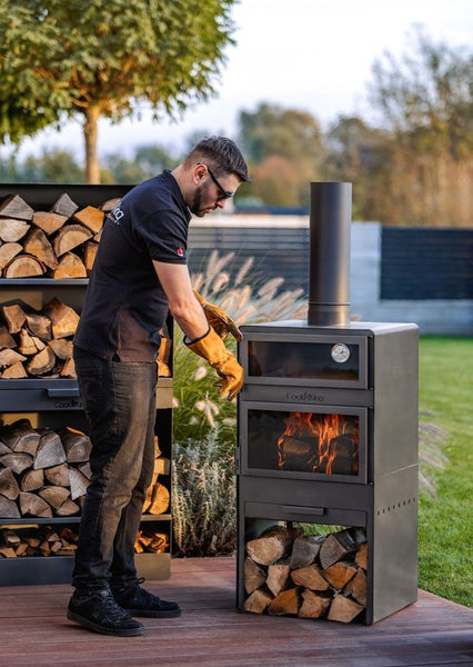 CookKing Tuinhaard Vento - Hoge Kwaliteit Staal - Handgemaakt in Europa - Tuinhaard