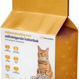 Viervoeter - Kattenbakvulling - 9L- Automatische kattenbakgrind- Klontvormend - 100% Natuurlijk