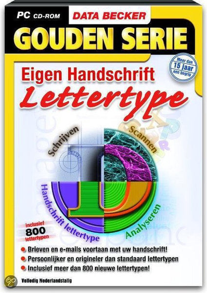 Eigen Handschrift Lettertype (gouden Serie)