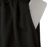 SparkNine Stridex fitness short heren - dubbellaags - met telefoonzak - M - zwart - sneldrogend - met handdoeklus & zakken - functioneel & comfortabel