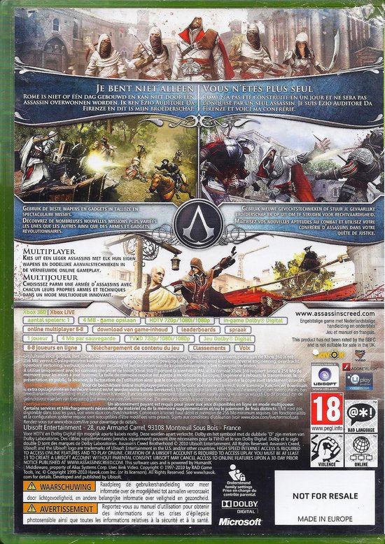 Assassin's Creed Brotherhood (Classics) -X360