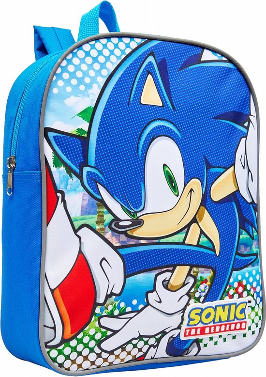 Sonic the Hedghog kleuter jongens rugzak 30x25x9