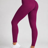 SparkNine Serenafit sportlegging - M - rood - hoge taille - zacht & comfortabel materiaal - tweede huid - stretch - buikcontrole