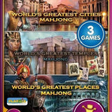 World's Greatest Cities + World's Greatest Places + World's Greatest Temples - Mahjong Bundle Edition