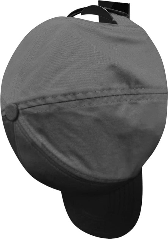 Cap Rack - 10 Stuks - Zwart - Petjeshouder - Petjeshouder - Hoeden Opberger - Pettenrek - Petten Houder