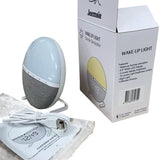 Wake Up Light Wekker – Sunrise Lichtwekker met Nachtlamp – Digitale Alarmklok met Snooze – Dimbare Nachtlamp & Zonsopgang Simulator – Oplaadbare Wekker Slaapkamer – 12-24h LED Klok