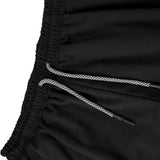 SparkNine Stridex fitness short heren - dubbellaags - met telefoonzak - XXL - zwart - sneldrogend - met handdoeklus & zakken - functioneel & comfortabel