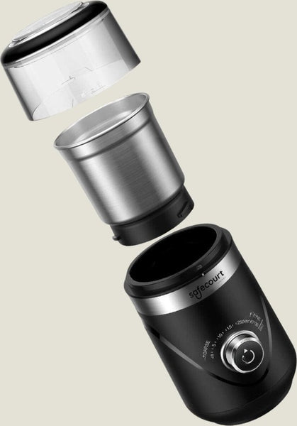 Safecourt Kitchen Elektrische Koffiemolen pro - Hoogwaardige Elektrische Koffiemolen - Zwart