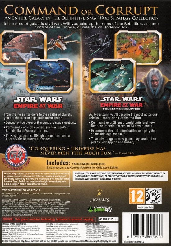 Star Wars Empire At War - Gold Pack
