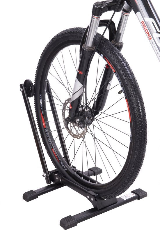 4toolz® Universele vrijstaande Fietsstandaard Mountainbike en Gewone fiets - Zwart