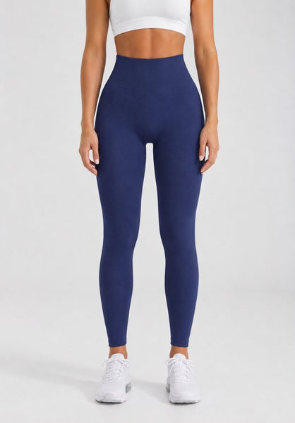 SparkNine Serenafit sportlegging - XS - blauw - hoge taille - zacht & comfortabel materiaal - tweede huid - stretch - buikcontrole