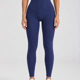 SparkNine Serenafit sportlegging - S - blauw - hoge taille - zacht & comfortabel materiaal - tweede huid - stretch - buikcontrole