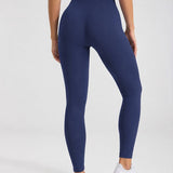 SparkNine Serenafit sportlegging - S - blauw - hoge taille - zacht & comfortabel materiaal - tweede huid - stretch - buikcontrole