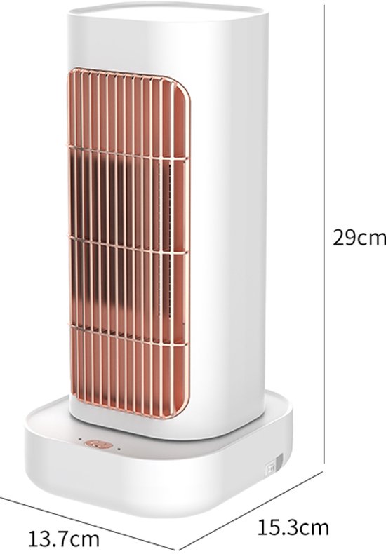 Heater - verwarming - ventilatorkachel - heaters elektrisch voor binnen - luchtverwarmer - Mini Airconditioner Ventilator Draagbare Ruimteverwarming En Koeling 1300W