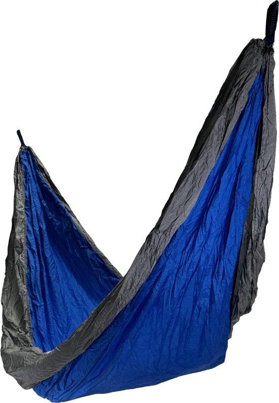 4gardenz® Outdoor Hangmat – Parachutestof – 270 cm – Compact & Sterk - Blauw