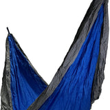 4gardenz® Outdoor Hangmat – Parachutestof – 270 cm – Compact & Sterk - Blauw