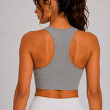 Dames Sport Bra - Met Verwijderbare Pads - Crop - U-Neck - Stretch - Comfortabel - Sport-BH