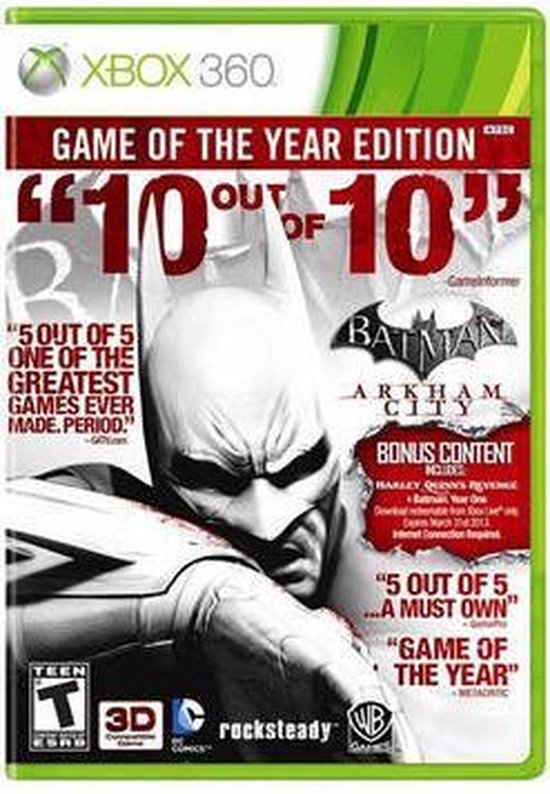 Batman: Arkham City Game of the Year