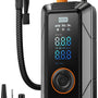 Pro Elektrische Fietspomp met 4 Opzetstukken en LED Verlichting - 4000mAh - Voor Auto, Fiets, Ballen & Luchtbedden - Draagbare Luchtcompressor