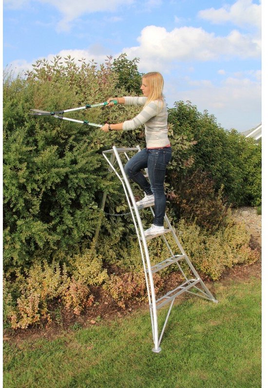 Niwaki Driepoot Tuinladder 180 cm Snoeiladder Tripod Ladder - Plukladder