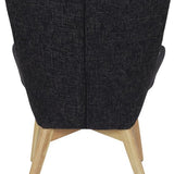 Patchwork Fauteuil met Armleuning Helsinki - Comfortabel - Zwart