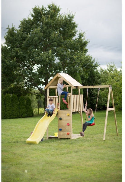 Wendi Toys Speelhuis Bij met Glijbaan - WTJ3 - 270x270x280 cm