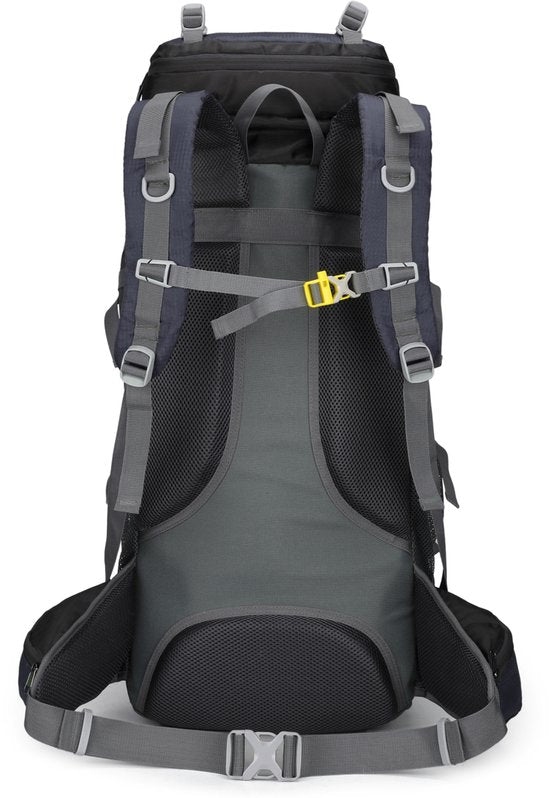 Trekking Rugzak 70+5L – Grote Backpack voor Reizen, Hiken & Backpacken – Ergonomisch, Ademend & Waterafstotend