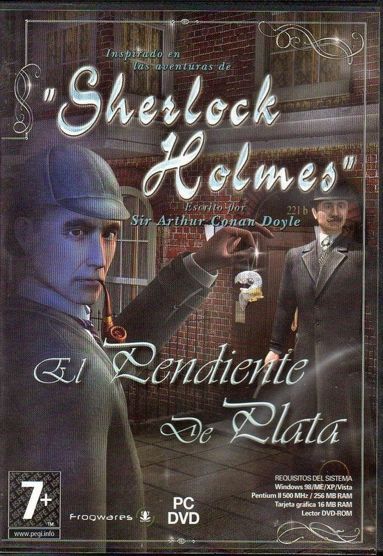 Sherlock Holmes - Silver Earring (WL)-PC