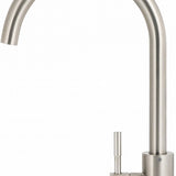 Luzzo® Iseo Mengkraan Wastafel – Brushed zilver – Moderne Badkamerkraan