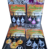 Sasemy - Halloween set - Lichtsnoer - Lampjes - LED Slinger - 4 stuks -Spook - Spin - Pompoen - Doodskop 100 cm - 10 Ledlapjes per slinger -Halloween versiering - Griezelen - Plus gratis spookje