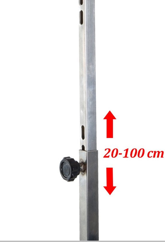 Trimtafel Hond - Hoogteverstelbaar - Opbergkorf - Zwart